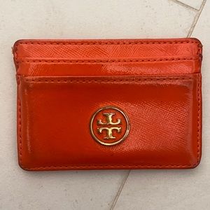 Tory Burch Orange Card Case